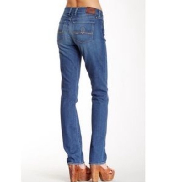 Lucky Brand Sofia Straight 6/28 Blue Jeans - Picture 3 of 8
